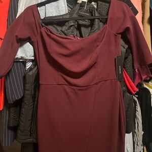 NWT - Lulus burgundy dress